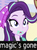 Size: 442x592 | Tagged: safe, starlight glimmer, equestria girls, equestria girls specials, g4, my little pony equestria girls: mirror magic, caption, clothes, expand dong, exploitable meme, female, food, ice cream, image macro, magic's gone, meme, solo