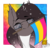 Size: 1323x1273 | Tagged: safe, artist:shilohsmilodon, oc, oc only, oc:gradient wish, pony, bust, flag, lgbt, pansexual, pansexual pride flag, pride, solo