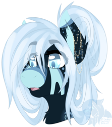Size: 1175x1324 | Tagged: safe, artist:shilohsmilodon, oc, oc only, oc:tao markley, pony, bust, commission, portrait, simple background, solo, transparent background, watermark