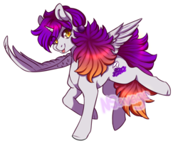 Size: 900x743 | Tagged: safe, artist:cabbage-arts, oc, oc only, oc:milkyway, alicorn, pony, alicorn oc, female, horn, simple background, solo, transparent background, wings