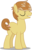 Size: 2545x4000 | Tagged: safe, artist:hendro107, feather bangs, earth pony, pony, g4, hard to say anything, my little pony: friendship is magic, eyes closed, high res, male, simple background, smiling, solo, stallion, transparent background, vector