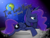 Size: 1280x976 | Tagged: safe, artist:arcticfox2012, princess luna, alicorn, pony, g4, earth, female, moon, prone, sad, solo, stars