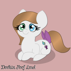 Size: 1992x2000 | Tagged: source needed, useless source url, safe, artist:dookin, oc, oc only, pony, bow, cute, heterochromia, simple background, smolpone, solo