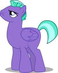 Size: 3196x4000 | Tagged: safe, artist:hendro107, teal crescent, pegasus, pony, g4, the crystalling, .svg available, blank flank, crystal guard, high res, male, serious, serious face, simple background, solo, stallion, transparent background, vector