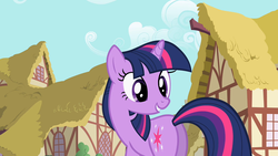 Size: 1280x720 | Tagged: safe, screencap, twilight sparkle, pony, unicorn, g4, lesson zero, my little pony: friendship is magic, butt, female, mare, plot, solo, twibutt, unicorn twilight