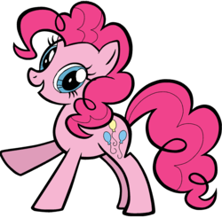 Size: 1200x1183 | Tagged: safe, artist:millarts-artworks, pinkie pie, earth pony, pony, g4, female, simple background, solo, stock vector, transparent background