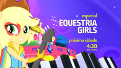 Size: 1920x1080 | Tagged: safe, applejack, pinkie pie, dance magic, equestria girls, spoiler:eqg specials, brazil, discovery kids, portuguese