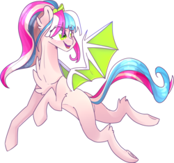 Size: 1913x1798 | Tagged: safe, artist:erinartista, oc, oc only, oc:matty, bat pony, pony, colored wings, female, mare, simple background, solo, transparent background