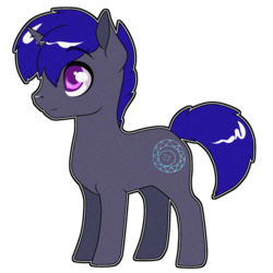 Size: 480x480 | Tagged: safe, oc, oc only, oc:moon magic, pony, unicorn, cutie mark, female, filly, male, simple background, solo, transparent background