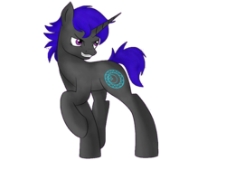 Size: 960x720 | Tagged: safe, oc, oc only, oc:moon magic, pony, unicorn, cutie mark, male, simple background, solo, transparent background