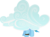 Size: 8567x6400 | Tagged: safe, artist:parclytaxel, rainbow dash, pegasus, pony, g4, tanks for the memories, .svg available, absurd resolution, camouflage, cloud, disguise, female, mare, simple background, solo, transparent background, vector