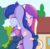 Size: 1180x1152 | Tagged: safe, artist:lovelygirlmusicer, dean cadance, princess cadance, princess luna, vice principal luna, equestria girls, g4, my little pony equestria girls: friendship games, duo, duo female, female, hug, scene interpretation