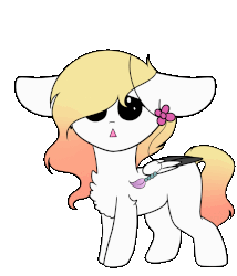 Size: 1028x1200 | Tagged: safe, artist:crazllana, oc, oc only, oc:ember (cinnamontee), pegasus, pony, animated, floppy ears, gif, simple background, solo, transparent background