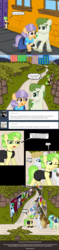 Size: 640x2727 | Tagged: safe, artist:ficficponyfic, bon bon, chickadee, lyra heartstrings, ms. peachbottom, sweetie drops, oc, pony, cyoa:peachbottom's quest, g4, cyoa, jezzie belle, tumblr