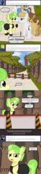 Size: 640x2700 | Tagged: safe, artist:ficficponyfic, chickadee, ms. peachbottom, oc, pony, cyoa:peachbottom's quest, g4, cyoa, tumblr