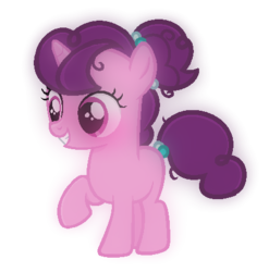 Size: 447x452 | Tagged: safe, artist:thefanficfanpony, sugar belle, pony, g4, base used, blank flank, female, filly, simple background, solo, transparent background, younger