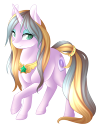 Size: 1281x1615 | Tagged: safe, artist:scarlet-spectrum, oc, oc only, oc:astraea, pony, unicorn, commission, female, mare, raised hoof, simple background, solo, transparent background