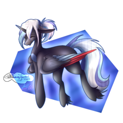 Size: 1000x1000 | Tagged: safe, artist:wasatgemini, oc, oc only, oc:engel, oc:flaming rainbow, alicorn, pony, female, fusion, mare, simple background, solo, transparent background