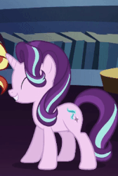 Size: 250x372 | Tagged: safe, screencap, starlight glimmer, sunset shimmer, pony, unicorn, equestria girls, equestria girls specials, g4, mirror magic, animated, cropped, cute, female, gif, glimmerbetes, loop, perfect loop, solo focus
