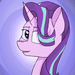 Size: 600x600 | Tagged: safe, artist:badgers5, starlight glimmer, pony, unicorn, g4, female, solo
