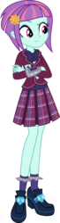 Size: 3000x11050 | Tagged: safe, artist:aqua-pony, sunny flare, equestria girls, g4, absurd resolution, clothes, crossed arms, crystal prep academy, crystal prep academy uniform, crystal prep shadowbolts, female, high heels, pleated skirt, school uniform, shoes, simple background, skirt, socks, solo, transparent background