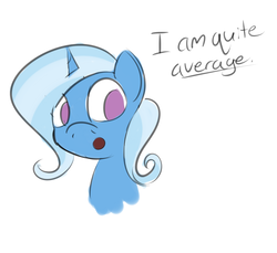 Size: 1320x1207 | Tagged: safe, artist:nevaylin, trixie, pony, unicorn, g4, :o, bust, dialogue, female, open mouth, out of character, portrait, simple background, solo, unconfident, white background