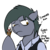 Size: 1226x1226 | Tagged: safe, artist:wulfanite, oc, oc only, oc:mimicry, earth pony, pony, clothes, discorded, doctor who, ear piercing, earring, haircut, jewelry, piercing, shirt, simple background, sonic screwdriver, timelord, transparent background, waistcoat