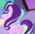 Size: 455x448 | Tagged: safe, screencap, princess celestia, starlight glimmer, pony, unicorn, a royal problem, g4, butt, cropped, female, glimmer glutes, mare, plot, solo focus