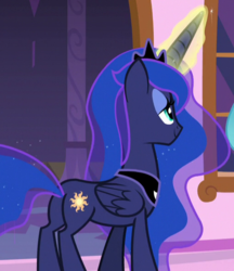 Size: 510x590 | Tagged: safe, screencap, princess luna, pony, a royal problem, g4, butt, cropped, female, mare, plot, swapped cutie marks