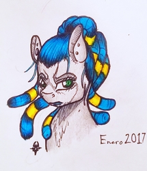 Size: 1834x2134 | Tagged: safe, artist:pantheracantus, oc, oc only, oc:ruituri nox, pony, colored, dreadlocks, simple background, traditional art, white background