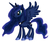 Size: 765x641 | Tagged: safe, artist:erim-kawamori, princess luna, pony, g4, female, simple background, solo, white background