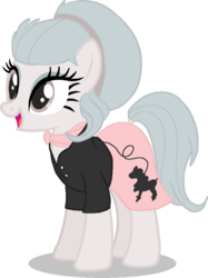 Size: 689x919 | Tagged: safe, artist:overlord pony, oc, oc only, earth pony, pony, adoptable, clothes, dress, poodle skirt, simple background, skirt, solo, transparent background