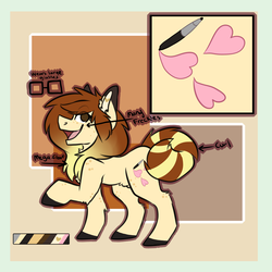 Size: 3000x3000 | Tagged: safe, artist:oddends, oc, oc only, oc:katie, pony, cutie mark, female, glasses, high res, mare