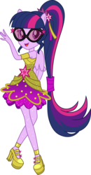 Size: 3000x5752 | Tagged: safe, artist:aqua-pony, sci-twi, twilight sparkle, equestria girls, equestria girls specials, g4, my little pony equestria girls: dance magic, absurd resolution, female, glasses, legs, platform shoes, ponied up, sci-twilicorn, simple background, smiling, solo, transparent background, twilight sparkle (alicorn), vector, wings