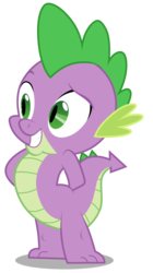 Size: 1677x3000 | Tagged: safe, artist:brony-works, spike, dragon, g4, male, simple background, solo, transparent background, vector