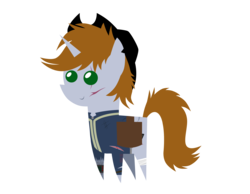 Size: 3182x2466 | Tagged: safe, artist:aborrozakale, oc, oc only, oc:littlepip, pony, unicorn, fallout equestria, clothes, fallout, female, hat, high res, jumpsuit, mare, pointy ponies, saddle bag, scar, simple background, solo, transparent background, vault suit
