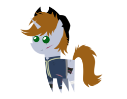 Size: 3182x2466 | Tagged: safe, artist:aborrozakale, oc, oc only, oc:littlepip, pony, unicorn, fallout equestria, clothes, fallout, female, hat, high res, jumpsuit, mare, pointy ponies, scar, simple background, solo, transparent background, vault suit