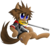 Size: 4728x4396 | Tagged: safe, artist:xeroseis, pony, absurd resolution, cute, disney, kingdom hearts, kingdom key, ponified, simple background, solo, sora, transparent background