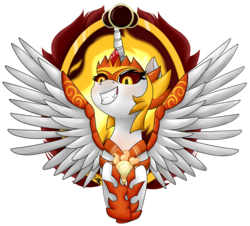 Size: 1024x925 | Tagged: safe, artist:saturnstar14, daybreaker, pony, a royal problem, g4, bust, female, portrait, solo