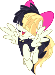 Size: 3850x5248 | Tagged: safe, artist:jhayarr23, songbird serenade, pegasus, pony, g4, my little pony: the movie, absurd resolution, cute, female, headset, headworn microphone, mare, show accurate, sia (singer), simple background, singing, solo, songbetes, spread wings, transparent background, vector, wings