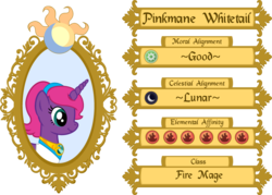 Size: 1036x740 | Tagged: safe, artist:andrevus, oc, oc only, oc:pinkmane, alicorn, pony, alicorn oc, character profile, simple background, solo, transparent background