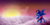 Size: 1023x517 | Tagged: safe, artist:norrixcurral08, rainbow dash, pegasus, pony, g4, female, mare, rear view, solo, sunset, watermark