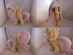 Size: 1597x1199 | Tagged: safe, artist:little-broy-peep, fluttershy, pegasus, pony, g4, female, irl, mare, photo, plushie, solo