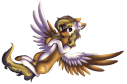 Size: 4500x3000 | Tagged: safe, artist:crazllana, oc, oc only, oc:stormie mystery, pegasus, pony, colored wings, female, high res, mare, multicolored wings, pegasus oc, simple background, solo, spread wings, transparent background, wings