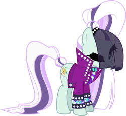Size: 5860x5397 | Tagged: safe, artist:jhayarr23, coloratura, earth pony, pony, g4, absurd resolution, clothes, countess coloratura, female, mare, one eye closed, simple background, solo, transparent background, vector, veil, wink