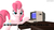 Size: 3840x2160 | Tagged: safe, artist:goatcanon, pinkie pie, pony, g4, 3d, commodore 64, computer, cute, high res, internet, on the internet nobody knows you're a dog, source filmmaker