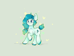 Size: 2048x1536 | Tagged: safe, artist:pinkflutter, oc, oc only, earth pony, pony, female, mare, raised hoof, solo