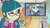 Size: 1136x638 | Tagged: safe, screencap, crimson napalm, heath burns, juniper montage, paisley, rainbow dash, valhallen, equestria girls, equestria girls specials, g4, my little pony equestria girls: dance magic, my little pony equestria girls: mirror magic, angry, background human, canterlot mall, female, glasses, male, rapper dash, teletoon, television