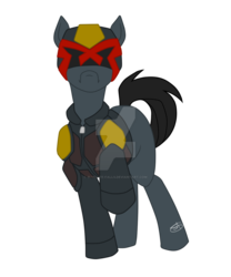 Size: 900x1080 | Tagged: safe, artist:bluekite-falls, earth pony, pony, crossover, judge dredd, male, ponified, simple background, stallion, transparent background, vector