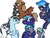 Size: 2008x1536 | Tagged: safe, artist:kindheart525, oc, oc only, oc:arctic gust, oc:deadlift, oc:firework, oc:lightning bolt, oc:rainwater, oc:skydancer, oc:starflower, oc:wind flash, oc:windchime, pegasus, pony, unicorn, kindverse, father and daughter, father and son, female, magical gay spawn, male, nose wrinkle, offspring, offspring's offspring, parent:dumbbell, parent:hoops, parent:oc:arctic gust, parent:oc:deadlift, parent:oc:firework, parent:oc:lightning bolt, parent:oc:primrose, parent:oc:spectral rush, parent:oc:storm strike, parent:oc:violet rosebud, parent:rainbow dash, parent:soarin', parents:dumbhoops, parents:soarindash, simple background, tongue out, white background